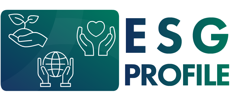 Banner presenting the icons of the ESG Profile document Banner presenting the icons of the ESG Profile document