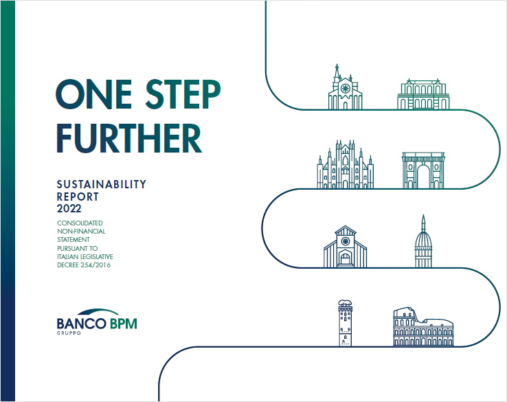 Cover of Banco BPM's Non-financial Report 2022