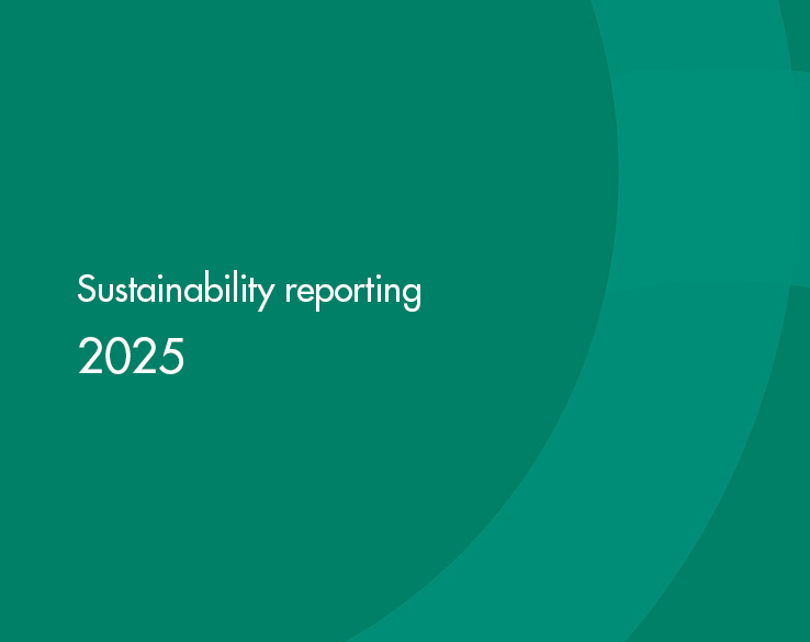 Cover of the Sustainability Reporting 2025