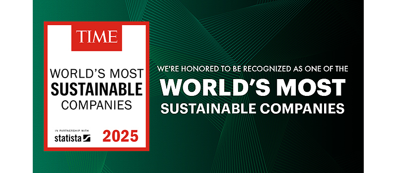 Badge: Time Statista - World's most sustainable companies 2025
