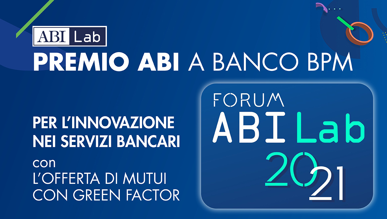 Premio ABI Per L innovazione Dei Servizi Bancari Magazine Banco BPM
